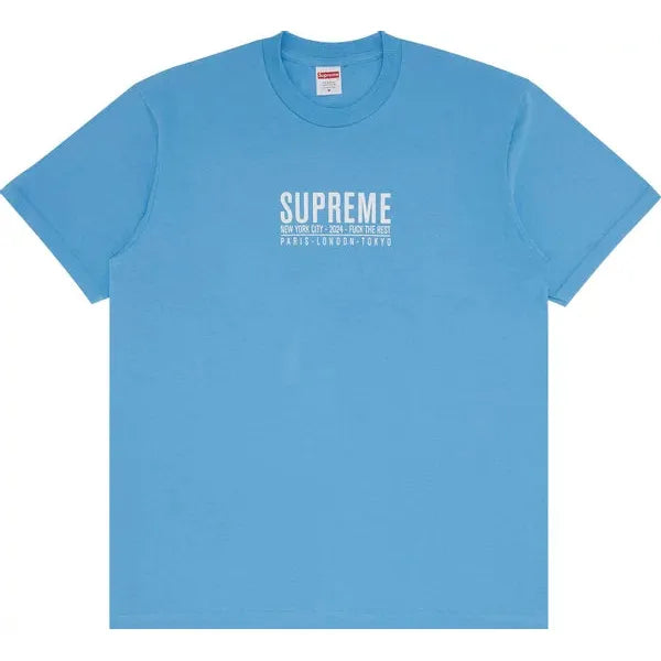 Supreme Paris Tee 'Bright Blue'