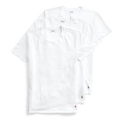 Polo Ralph Lauren Slim Fit Tee (3 Pack) - White