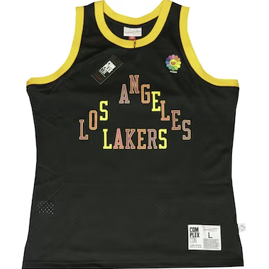 351907 Takashi Murakami ComplexCon x LA Lakers M&N Basketball Jersey 'Black'