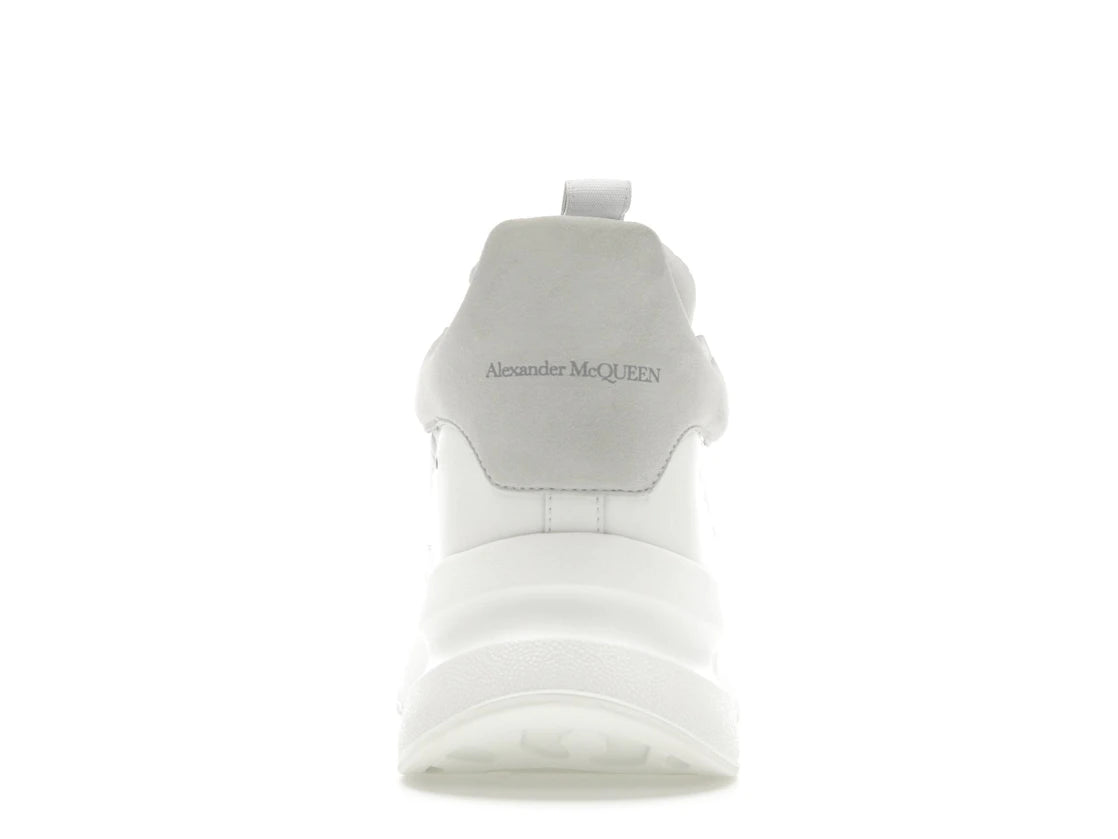 777481 Alexander McQueen Oversized Runner White Silver