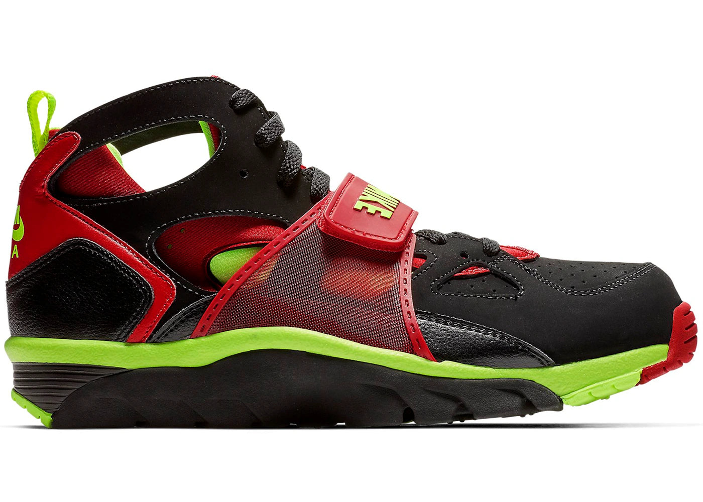 813642 Nike Air Trainer Huarache Black Volt University Red