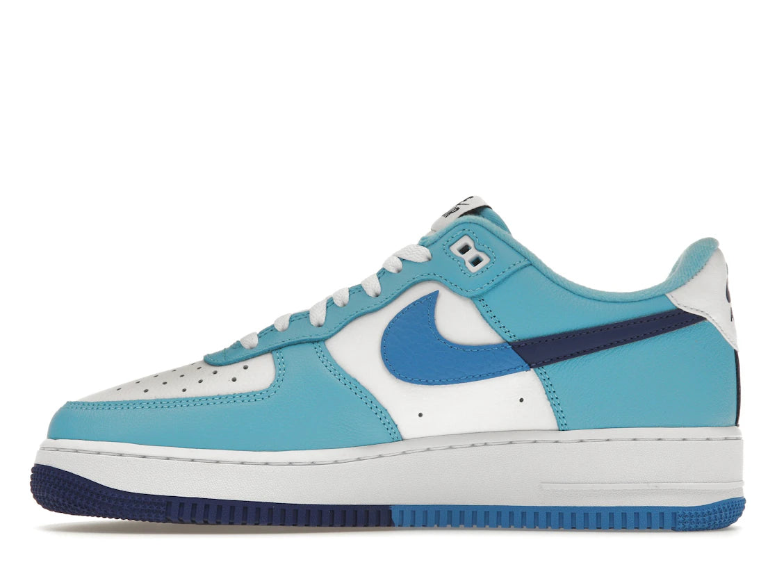 SP7927 Nike Air Force 1 Low '07 LV8 Split Light Photo Blue Deep Royal