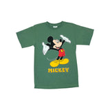 (90s) Mickey Mouse Animated Green Disney T-Shirt