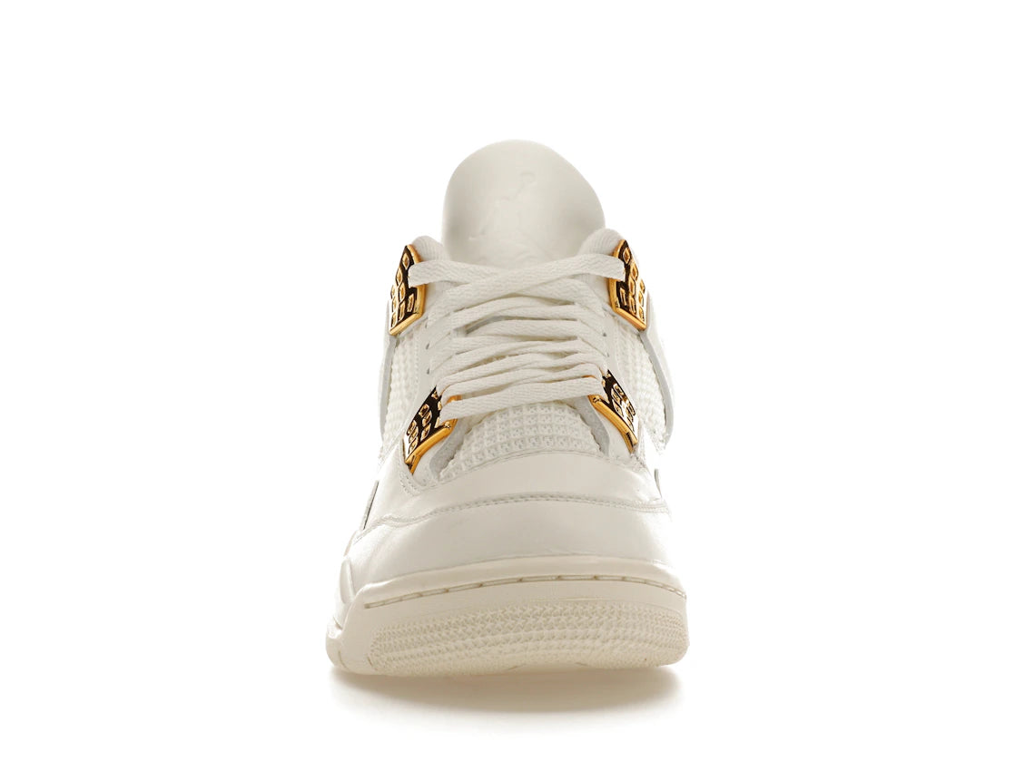 669293 Jordan 4 Retro Metallic Gold (Women's)