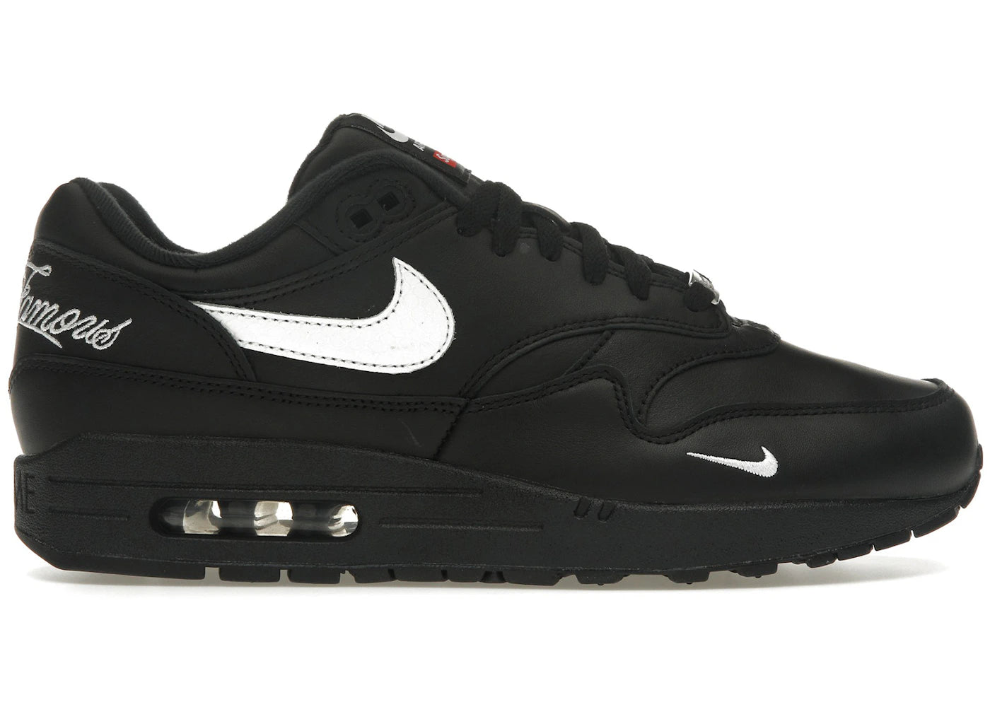 715163 Nike Air Max 1 '87 SP Supreme Black White