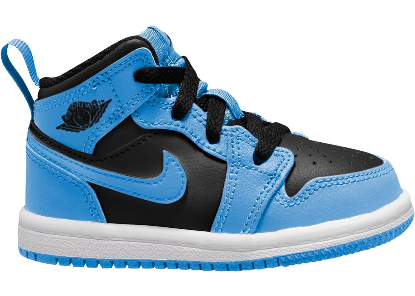 340854 Jordan 1 Mid University Blue Black (TD)