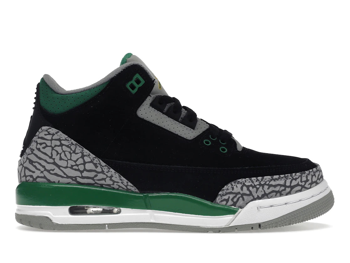 604603 Air Jordan 3 Retro GS 'Pine Green'
