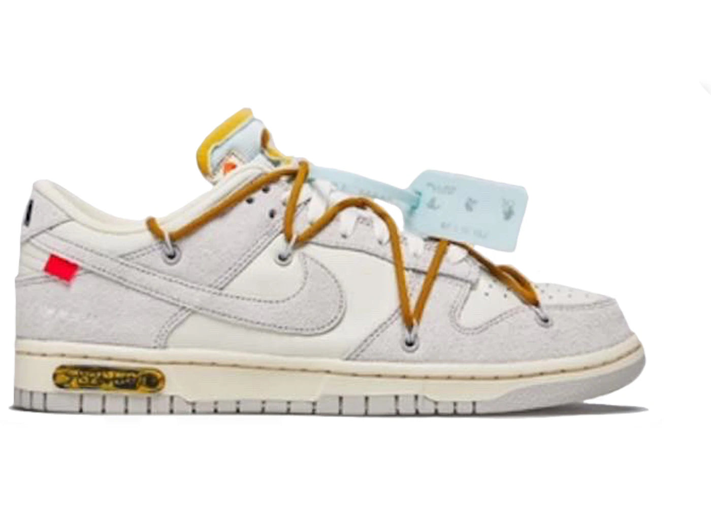 820542 Nike Dunk Low Off-White Lot 37