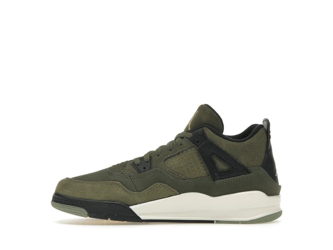 SP10809 Jordan 4 Retro SE Craft Medium Olive (PS)