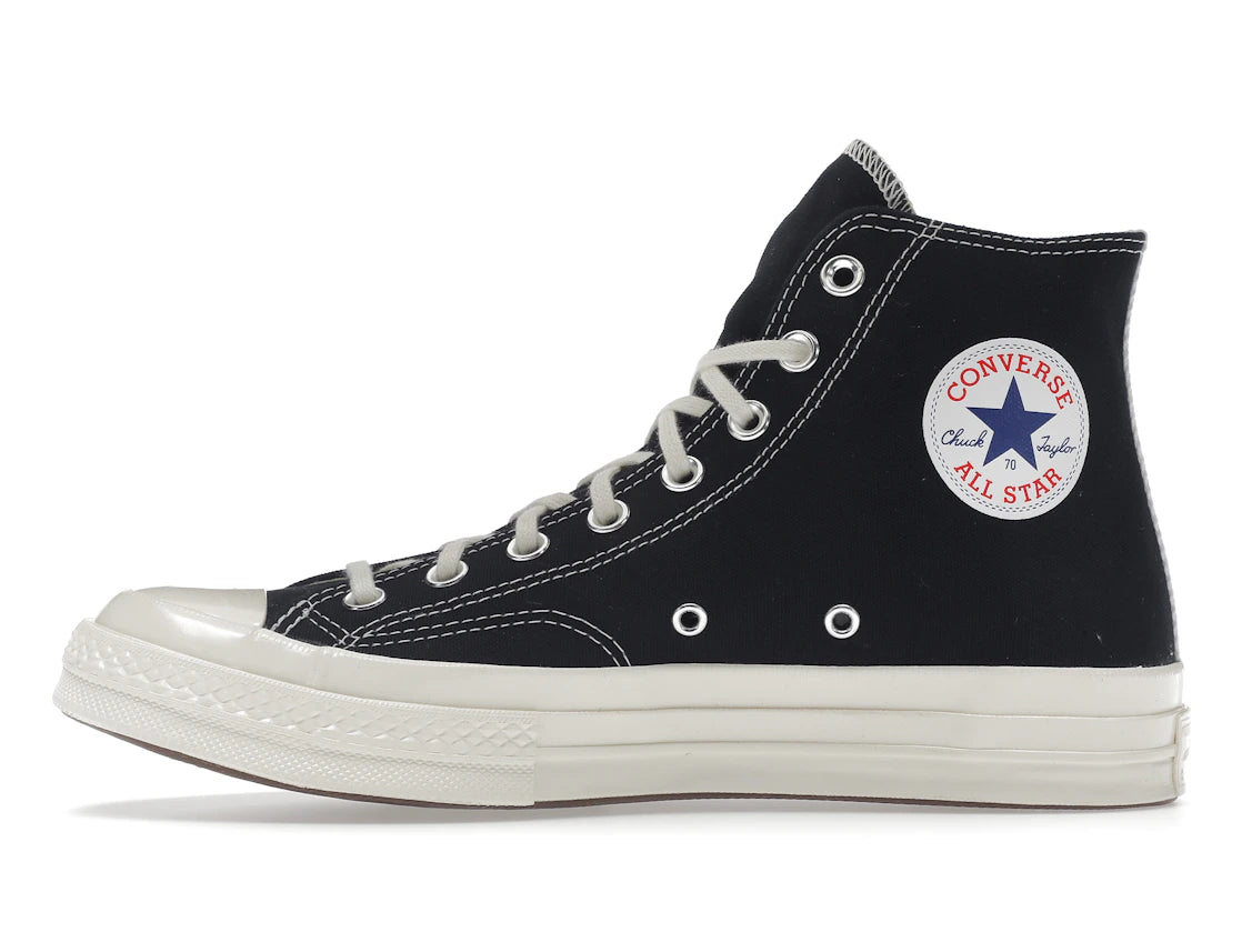 588934 Converse Chuck Taylor All Star 70 Hi Comme des Garcons PLAY Black