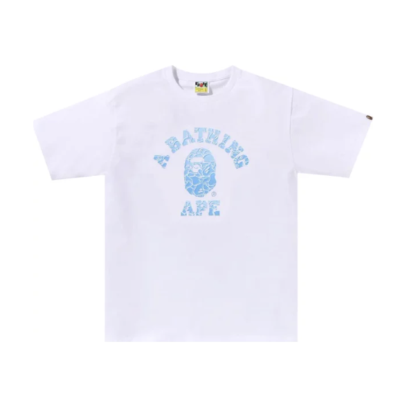 SP7156 BAPE ABC Sea Surface Camo College Tee 'White'