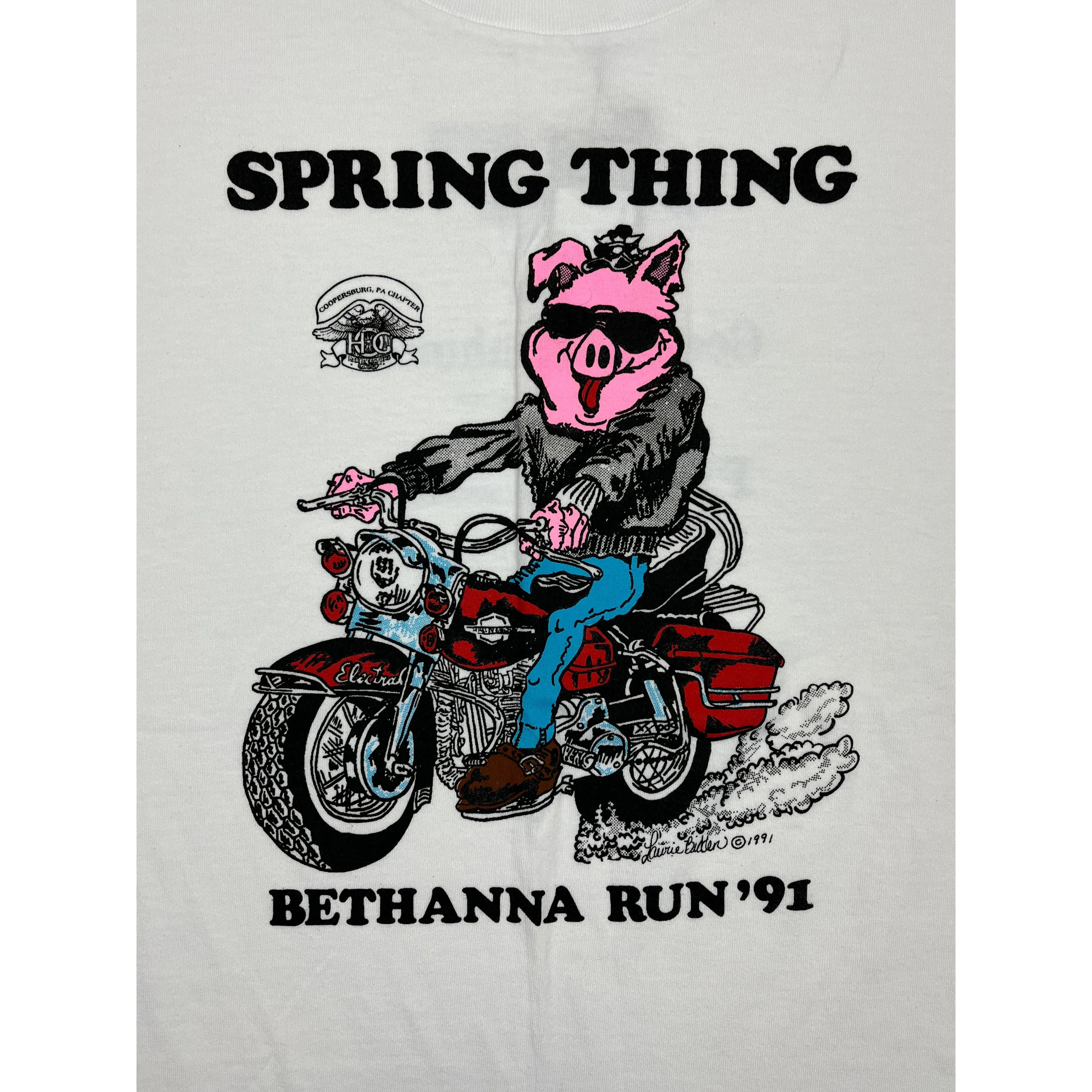 271348 (1991) Motorcycle 'Spring Thing' Hog Chopper T-Shirt
