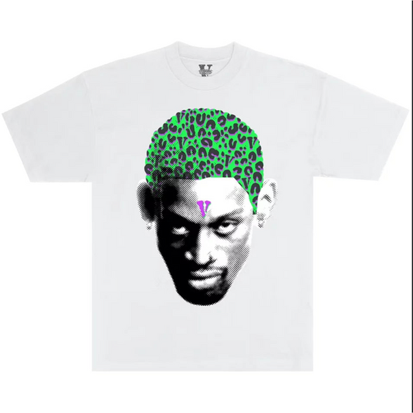 Vlone x Rodman Cheetah Hair T-Shirt 'White'