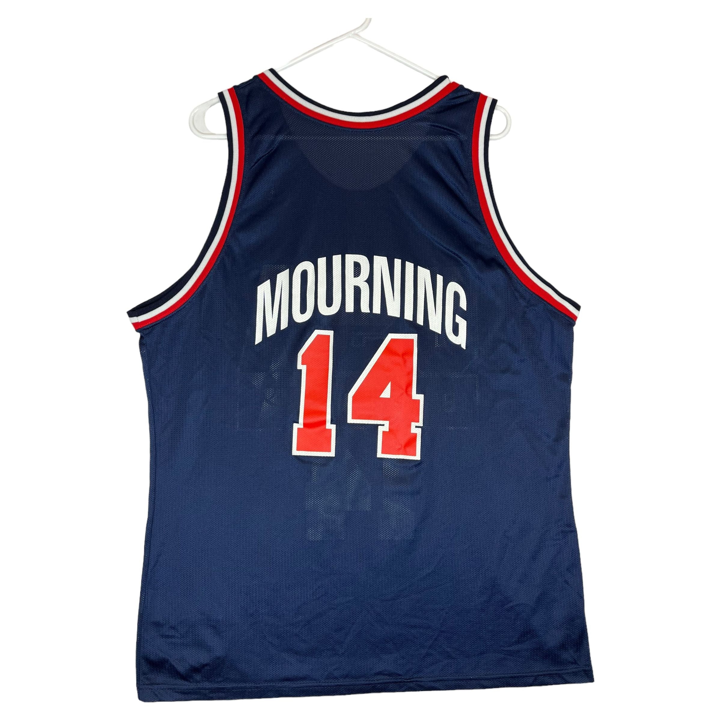 268029 (90s) Alonzo Mourning USA Olympic Basketball Champion Jersey (48)