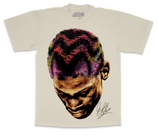 542249 Dennis Rodman Vintage Inspired Tee