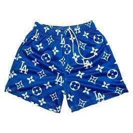 Bravest Studios LA Dodgers Shorts Royal Blue