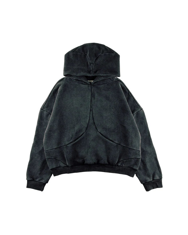 Commons Reversible Star Hoodie Black