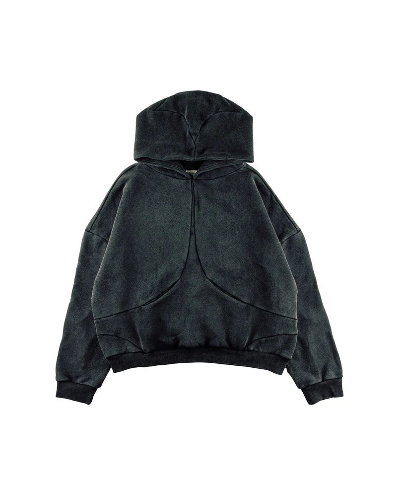 Commons Reversible Star Hoodie Black
