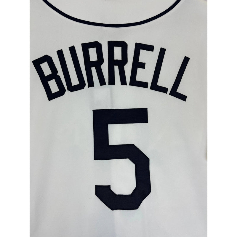 (00s) Pat Burrell Tampa Bay Rays Majestic MLB Jersey