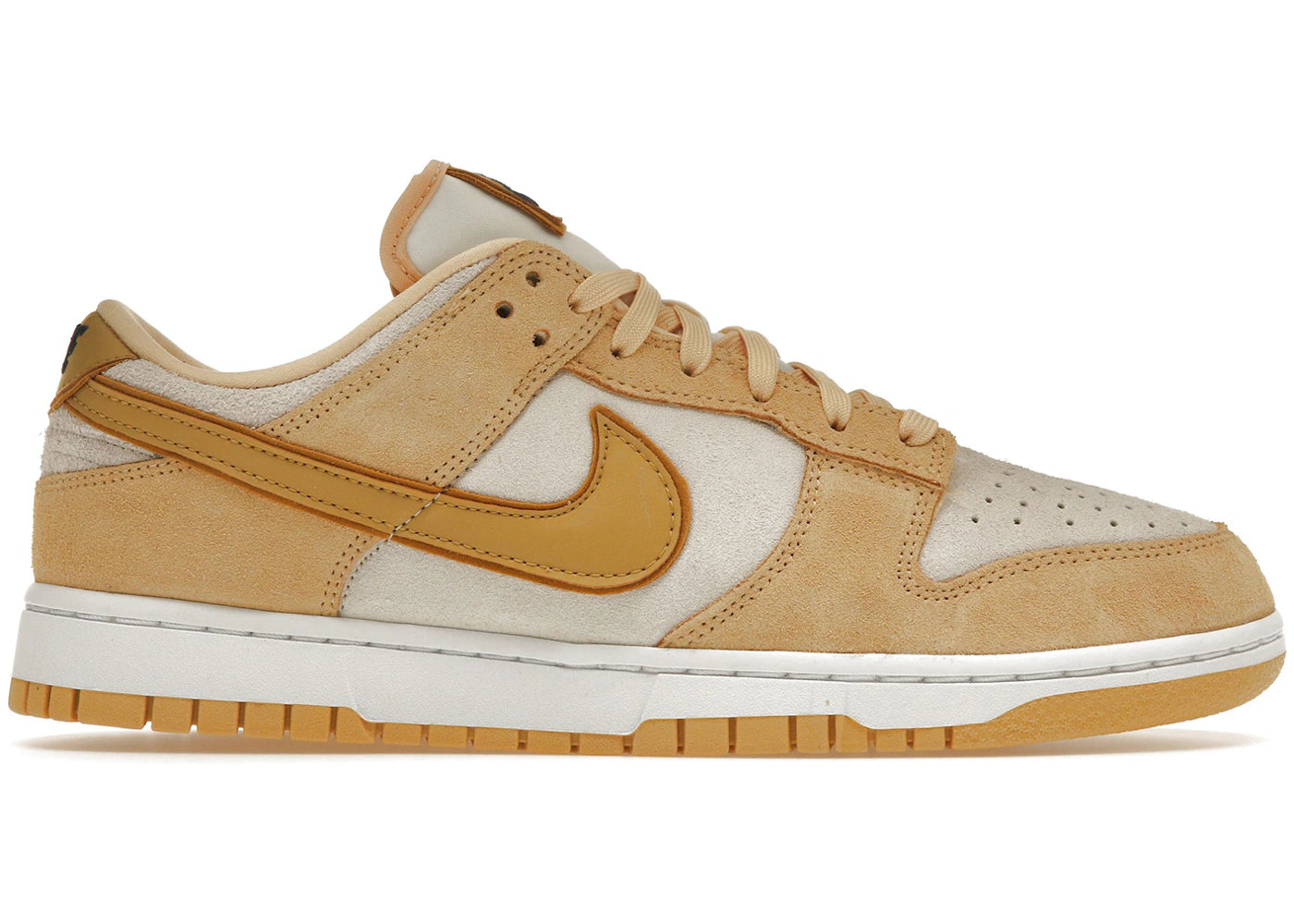 586285 Nike Dunk Low Celestial Gold Suede (Women's)