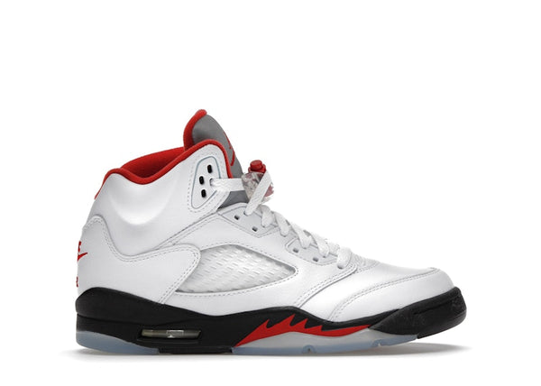 Jordan 5 Retro Fire Red Silver Tongue (2020) (GS)