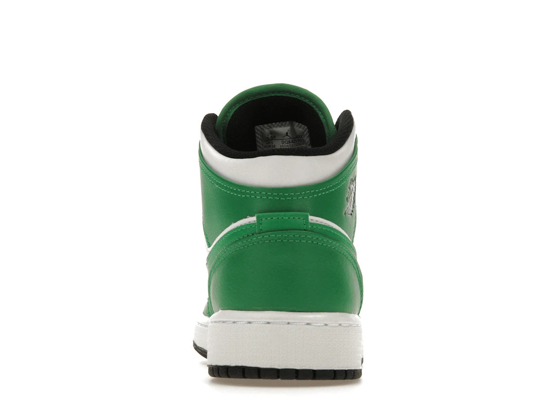332560 Air Jordan 1 Mid GS 'Lucky Green'