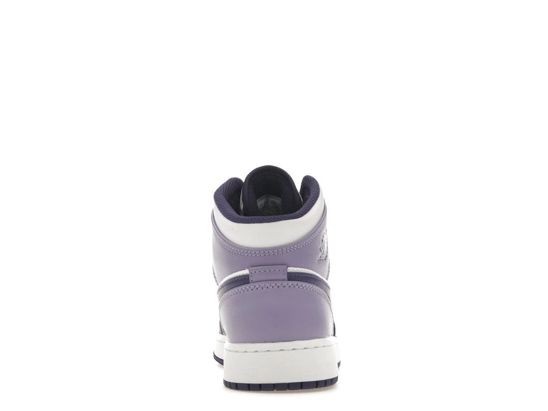 274530 Jordan 1 Mid White Sky J Purple (GS)