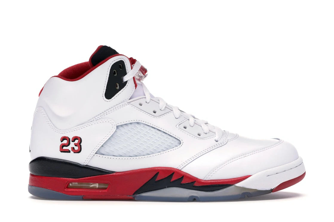 641397 Jordan 5 Retro Fire Red Black Tongue (2013)