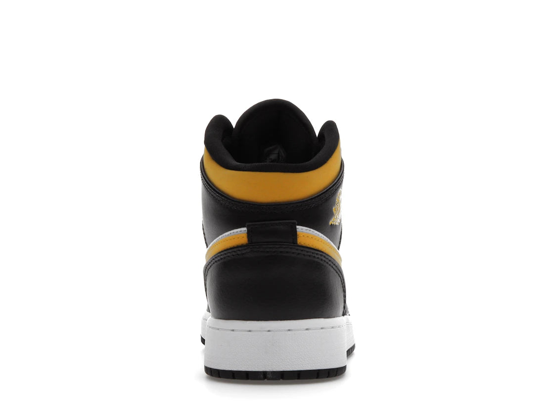 SP16701 Air Jordan 1 Mid GS 'Black University Gold'