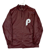 (80s) Philadelphia Phillies Maroon Rain Jacket