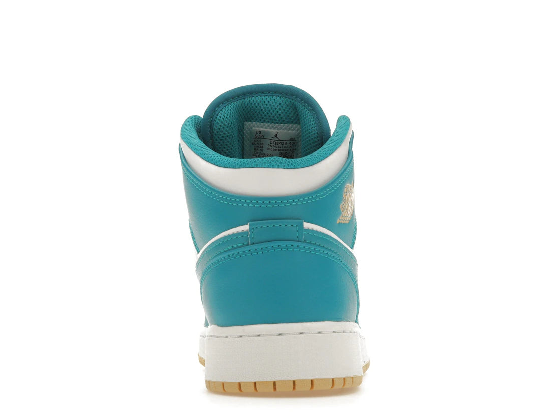 642196 Jordan 1 Mid Aquatone (GS)