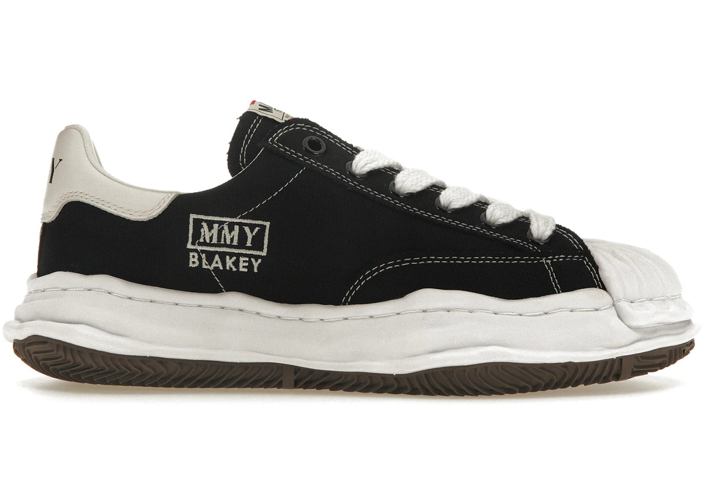 SP13999 Maison Mihara Yasuhiro Blakey OG Sole Canvas Low Black White