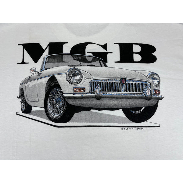 (90s) MGB James Bond Gray Classic Car T-Shirt