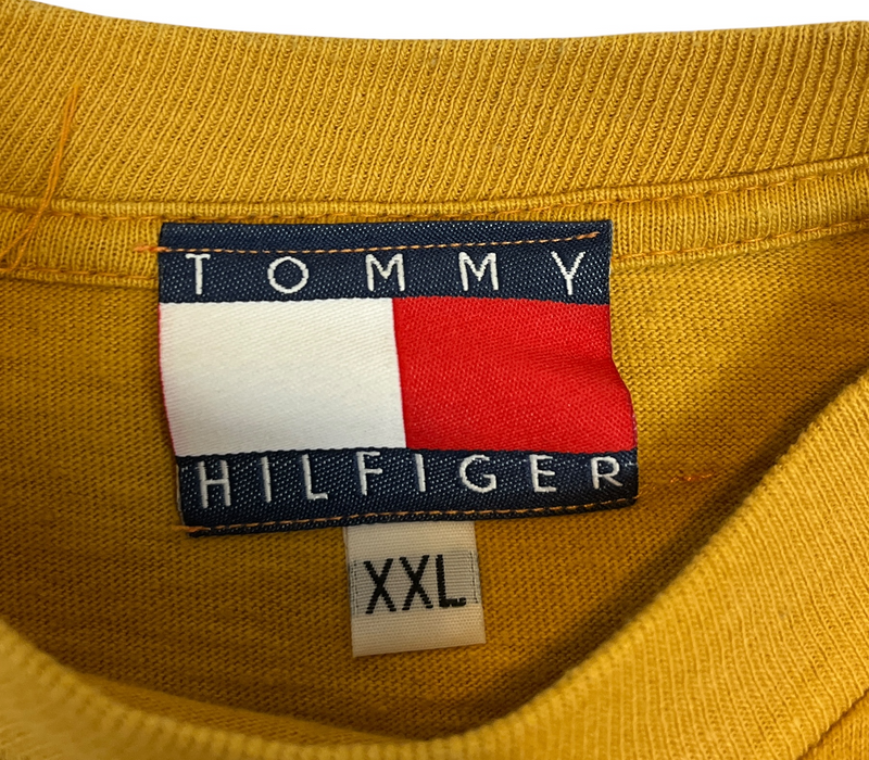 (90s) Tommy Hilfiger Embroidered Crest Bootleg T-Shirt