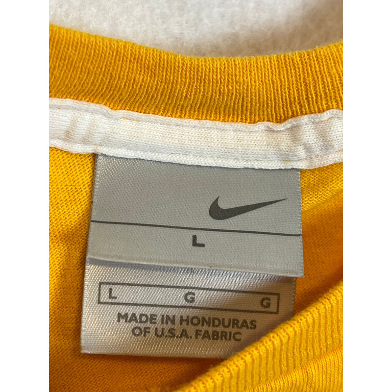 (00s) Nike Basic Mini Swoosh Yellow T-Shirt