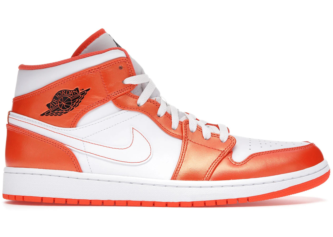 529086 Jordan 1 Mid Metallic Orange