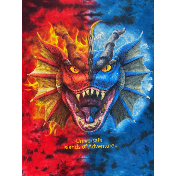 (90s) Universal Studios Islands of Adventure Dragon Tie Dye T-Shirt