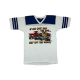 (1984) Sprint Car Dirt Track Mail Racing Pun Jersey T-Shirt