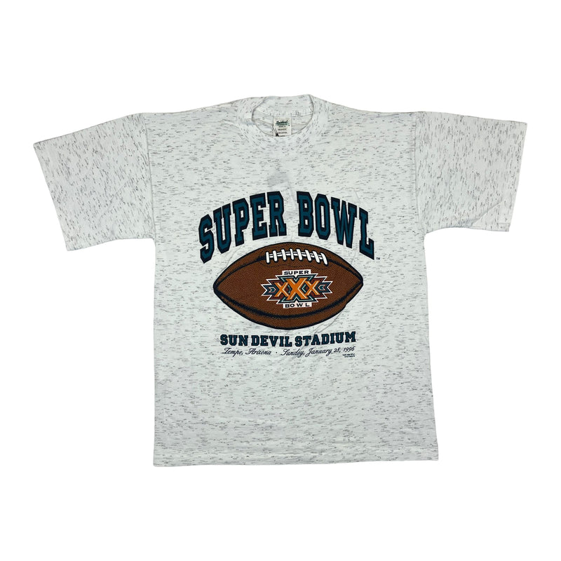 (1996) Super Bowl 30 NFL Textured Football Arizona T-Shirt