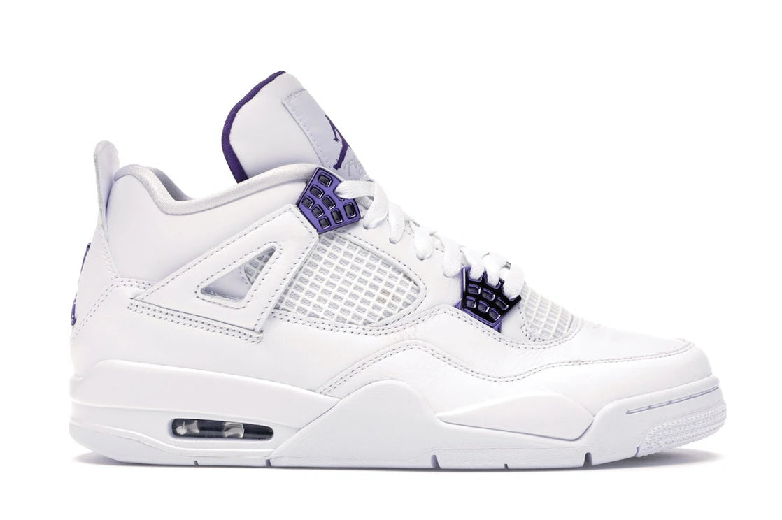 757586 Air Jordan 4 Purple Metallic