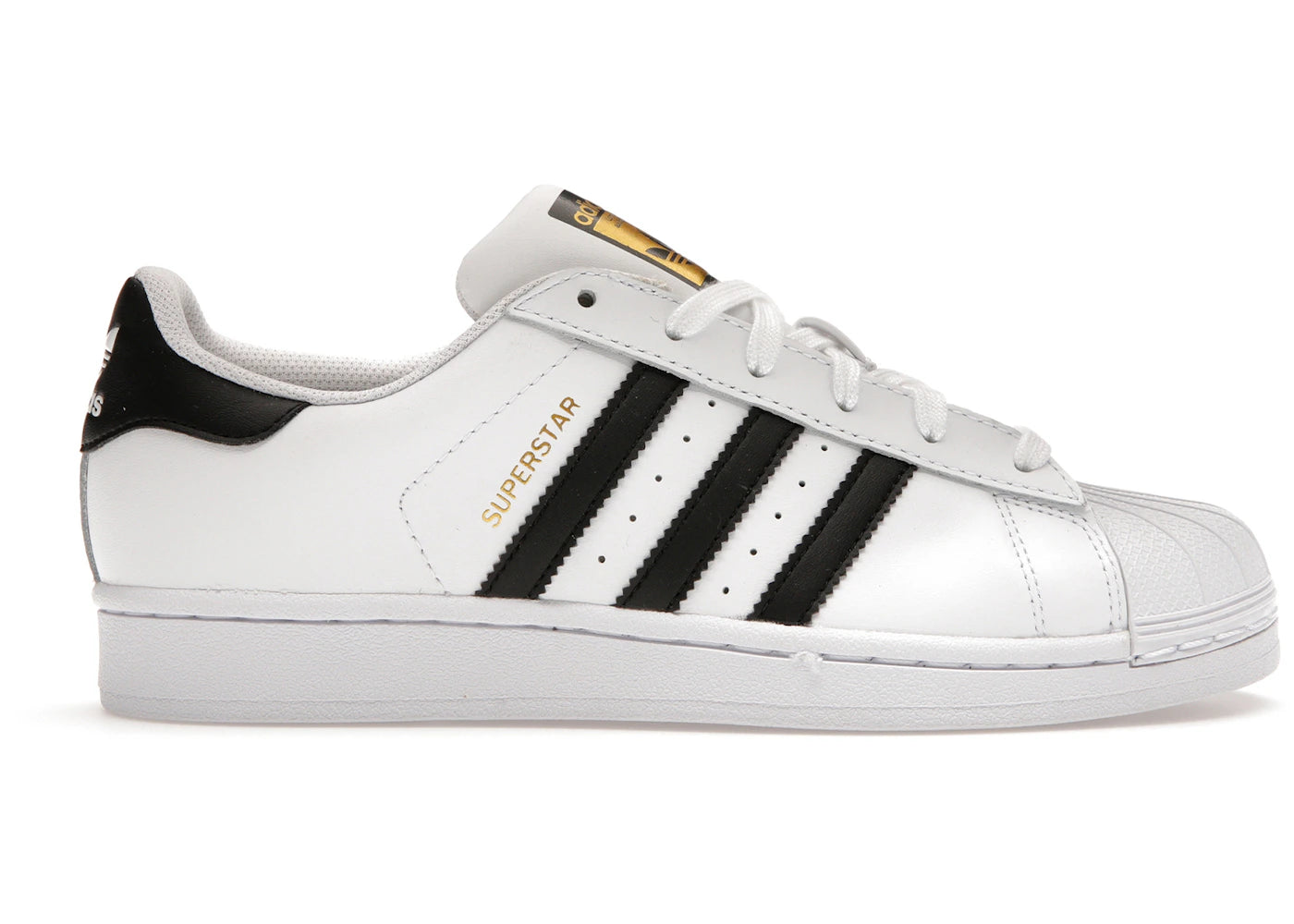457645 adidas Superstar White Black (Women's)