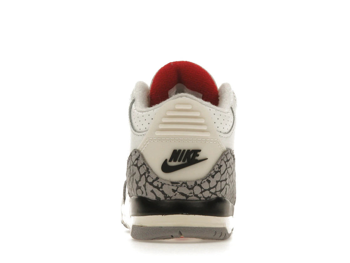 282287 Air Jordan 3 Retro TD 'White Cement Reimagined'