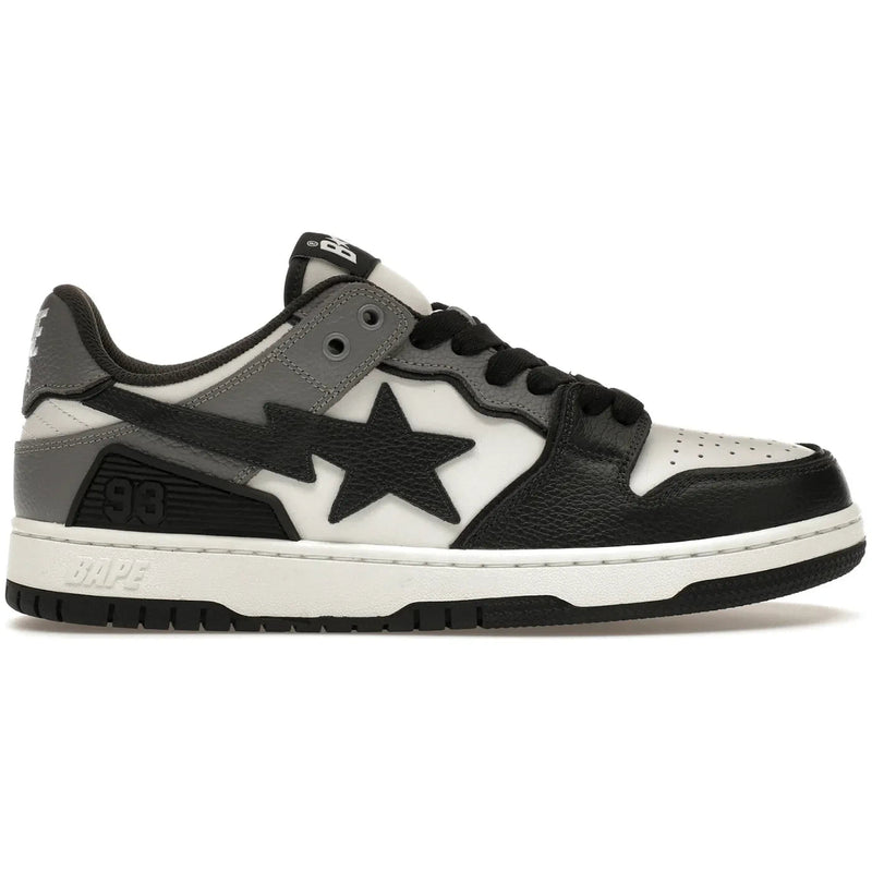 A Bathing Ape Sk8 Sta #5 Black White Grey