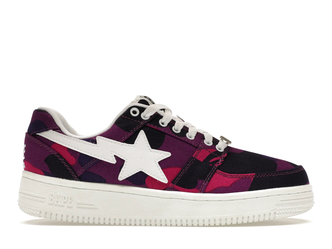 628846 A Bathing Ape Bape Sta Low Color Camo Purple