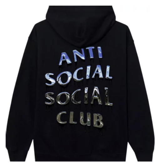 Anti Social Social Club Mind Melt Zip-Up 'Black'