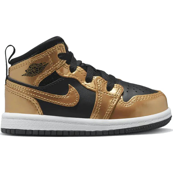 Jordan 1 Mid SE Metallic Gold Black (TD)