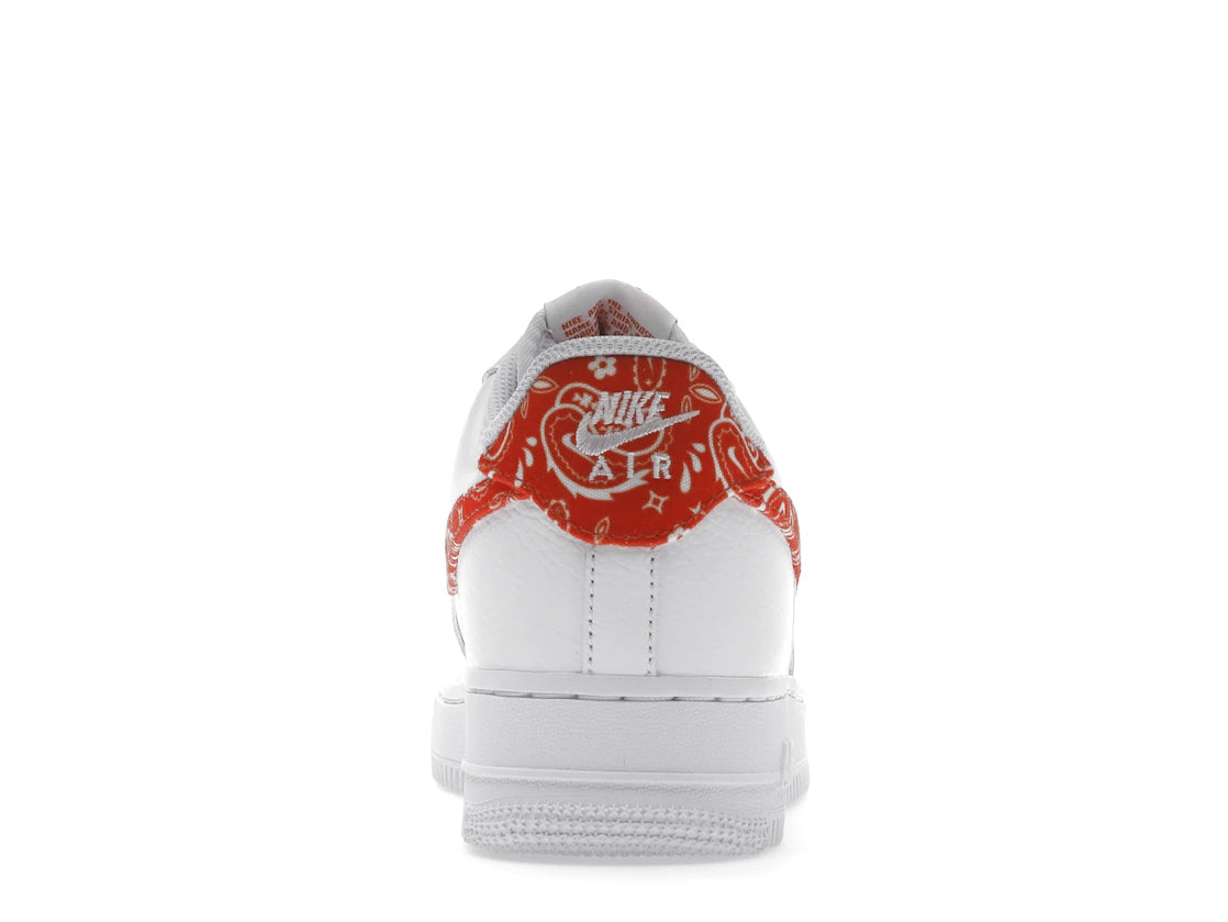 281756 Wmns Air Force 1 '07 'Rush Orange Paisley'