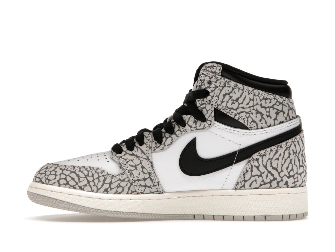 585532 Jordan 1 Retro High OG White Cement (GS)