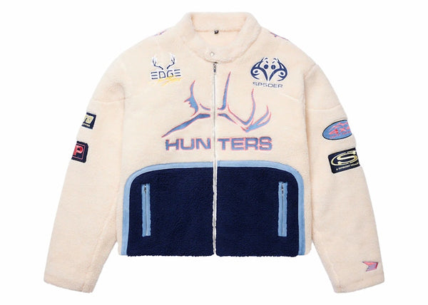 Sp5der Sherpa Hunter Moto Jacket Multicolor