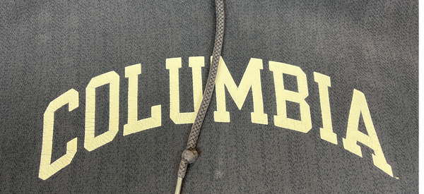 (90s) Columbia University Champion Reverse Weave Hoodie